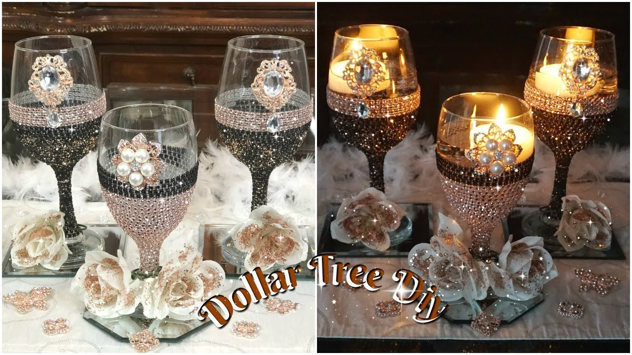 DIY Candle Holders Wedding
 DIY DOLLAR TREE BLING CANDLE HOLDER