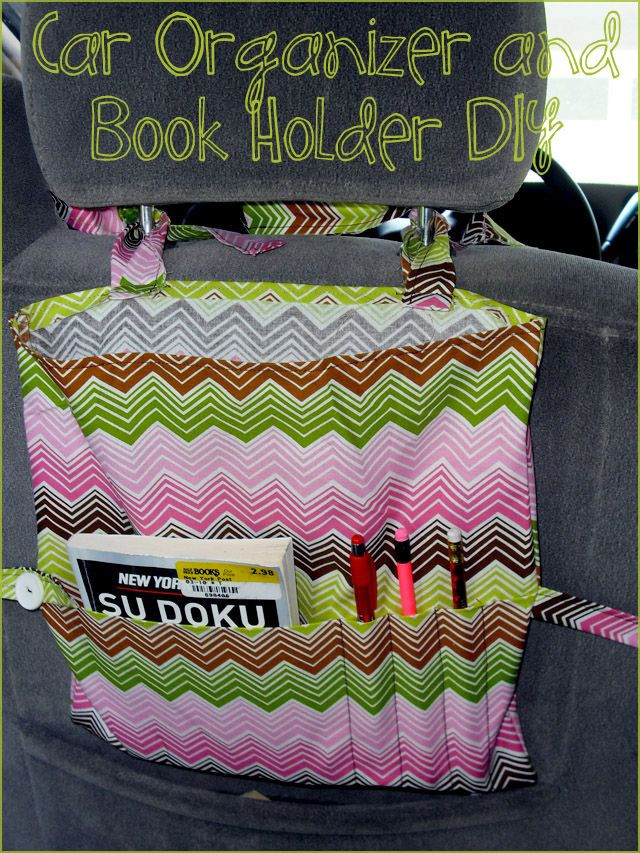 DIY Car Organizer
 Car Organizer & Book Holder DIY Baby