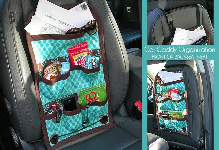 DIY Car Organizer
 diy home sweet home 16 Projects to Organize Your Car