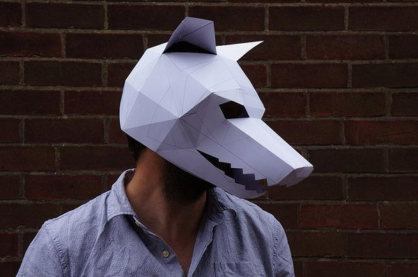 DIY Cardboard Mask
 20 DIY Halloween Mask Crafts for Kids Hative
