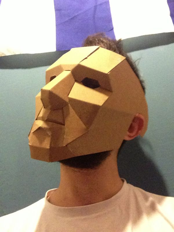 DIY Cardboard Mask
 Cardboard mask on Behance