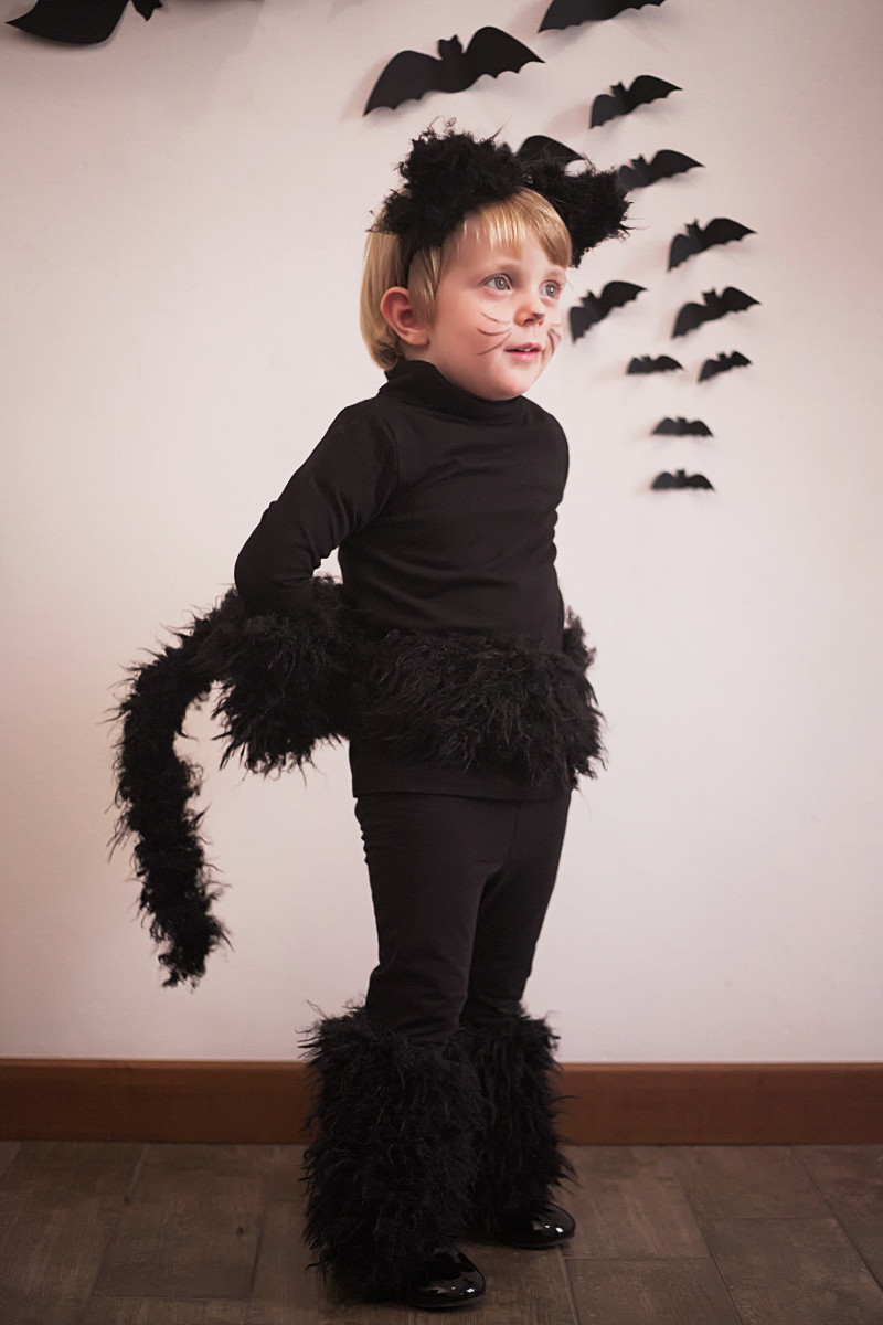 DIY Cat Costume For Kids
 Halloween kids costumes black cat part I Fannice Kids