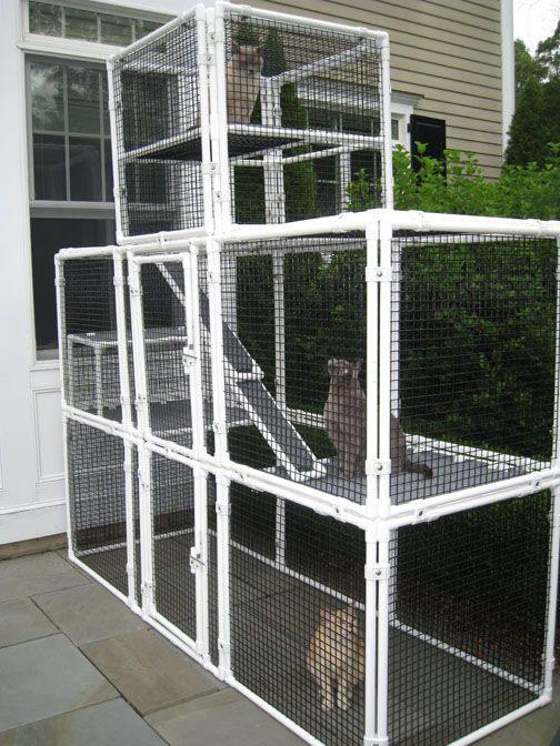 DIY Cat Outdoor Enclosures
 Cats Deck offers custom built catios or the