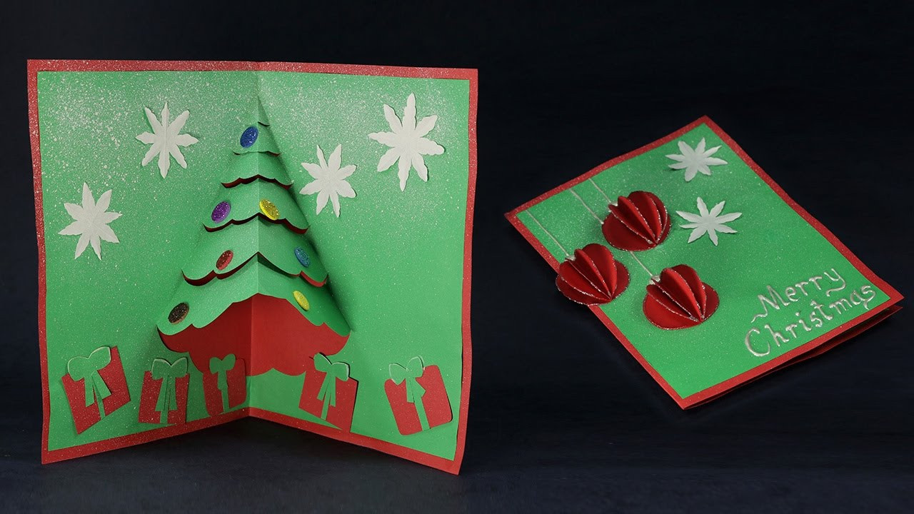 DIY Christmas Card
 DIY Pop Up Christmas Card How to Make Christmas Cards