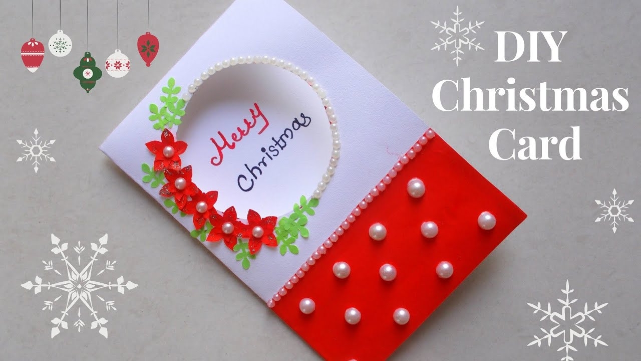 DIY Christmas Card For Kids
 DIY Christmas Greeting Card How to make Christmas Card