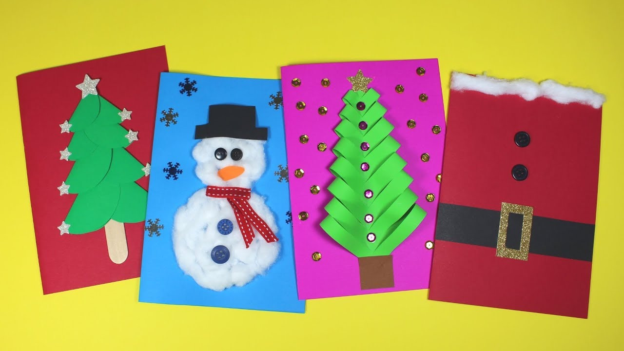 DIY Christmas Card For Kids
 DIY Christmas Card Ideas