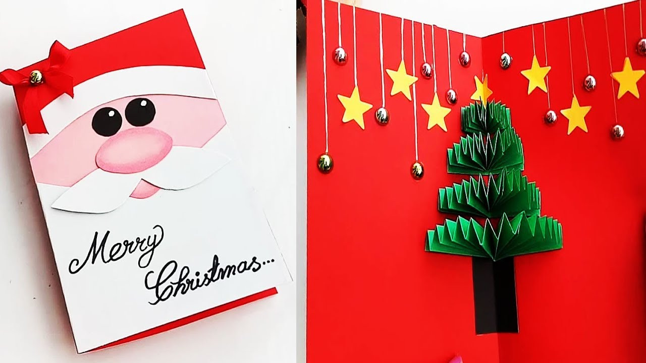 DIY Christmas Card
 DIY Christmas pop up Cards Handmade Christmas Greeting