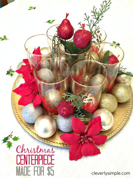 DIY Christmas Centerpieces Cheap
 19 Simple and Elegant DIY Christmas Centerpieces Style