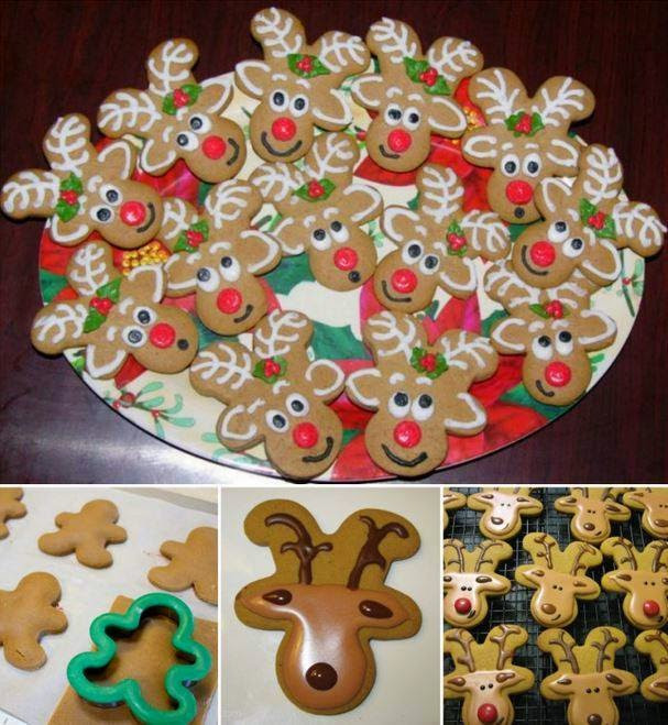 DIY Christmas Cookies
 Ideas & Products Gingerbread Reindeer Cookies