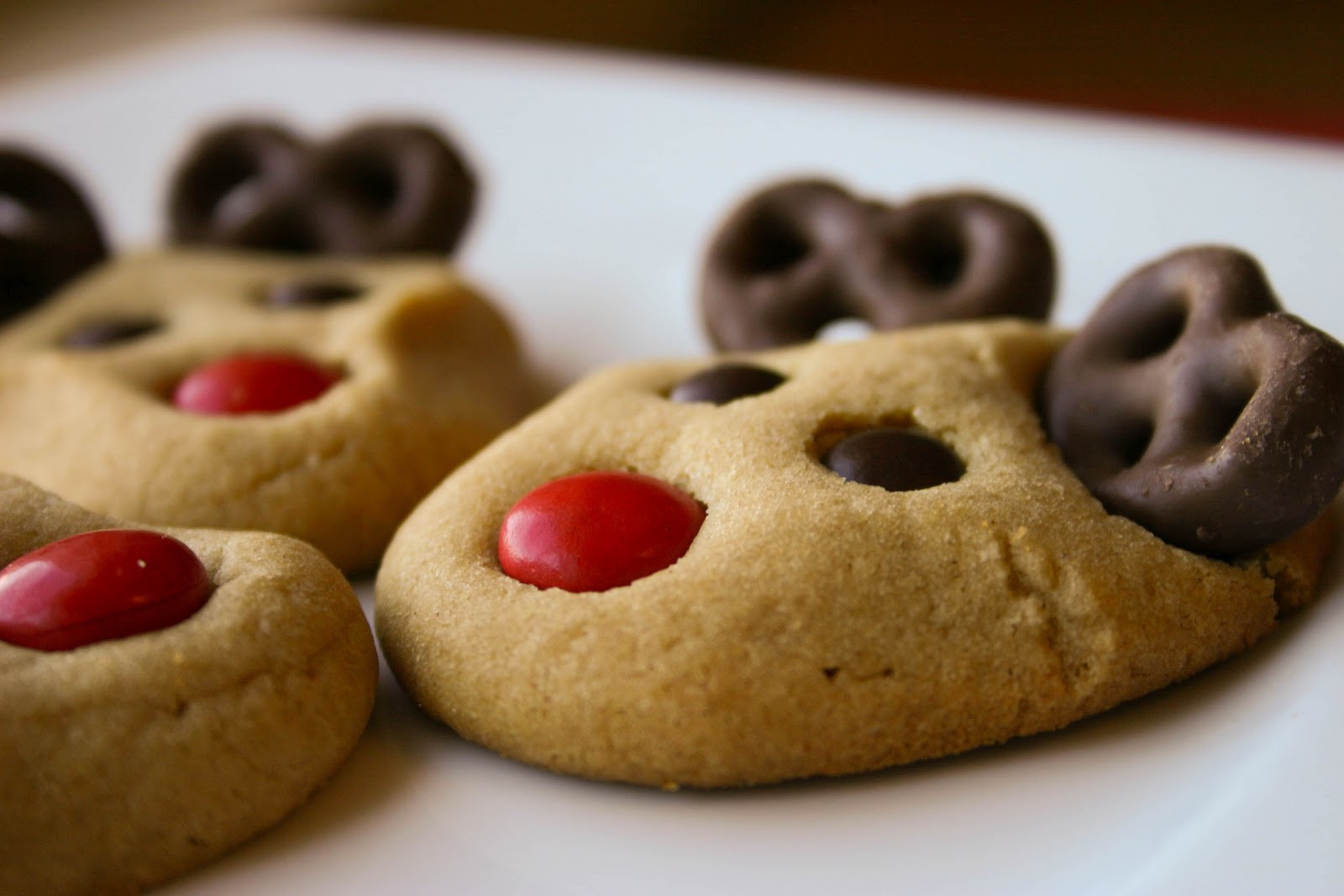 DIY Christmas Cookies
 Bakergirl Peanut Butter Reindeer Cookies