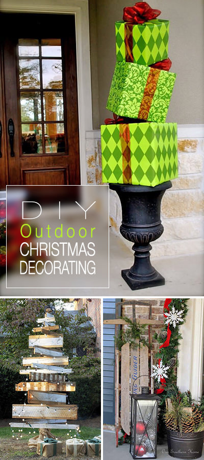 DIY Christmas Decorations For Outside
 DIY Outdoor Christmas Decorating
