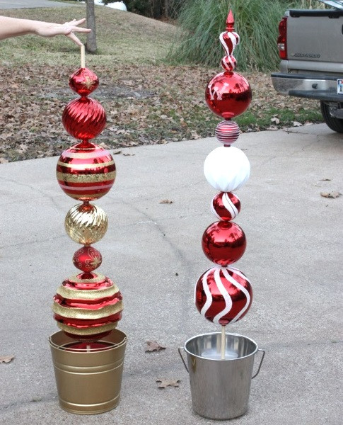 DIY Christmas Decorations For Outside
 Attractive DIY Outdoor Christmas Decorations Pink Lover