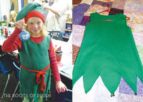 DIY Christmas Elf Costumes
 The Roots of Design Elf Costume Revisted