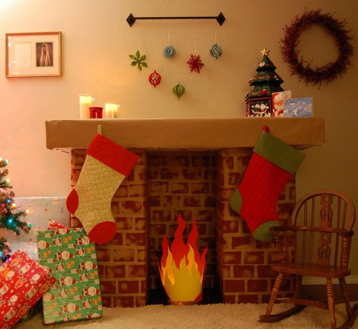 DIY Christmas Fireplace
 17 Best images about arte on Pinterest