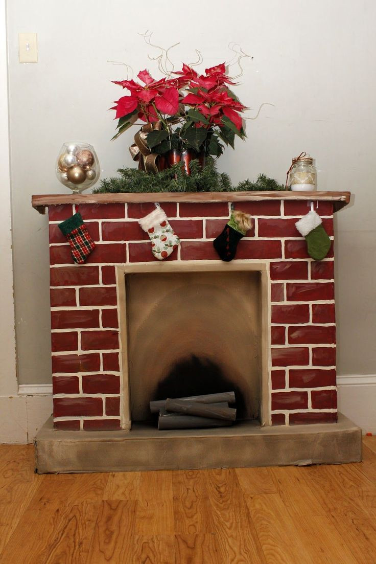 DIY Christmas Fireplace
 The 25 best Cardboard fireplace ideas on Pinterest