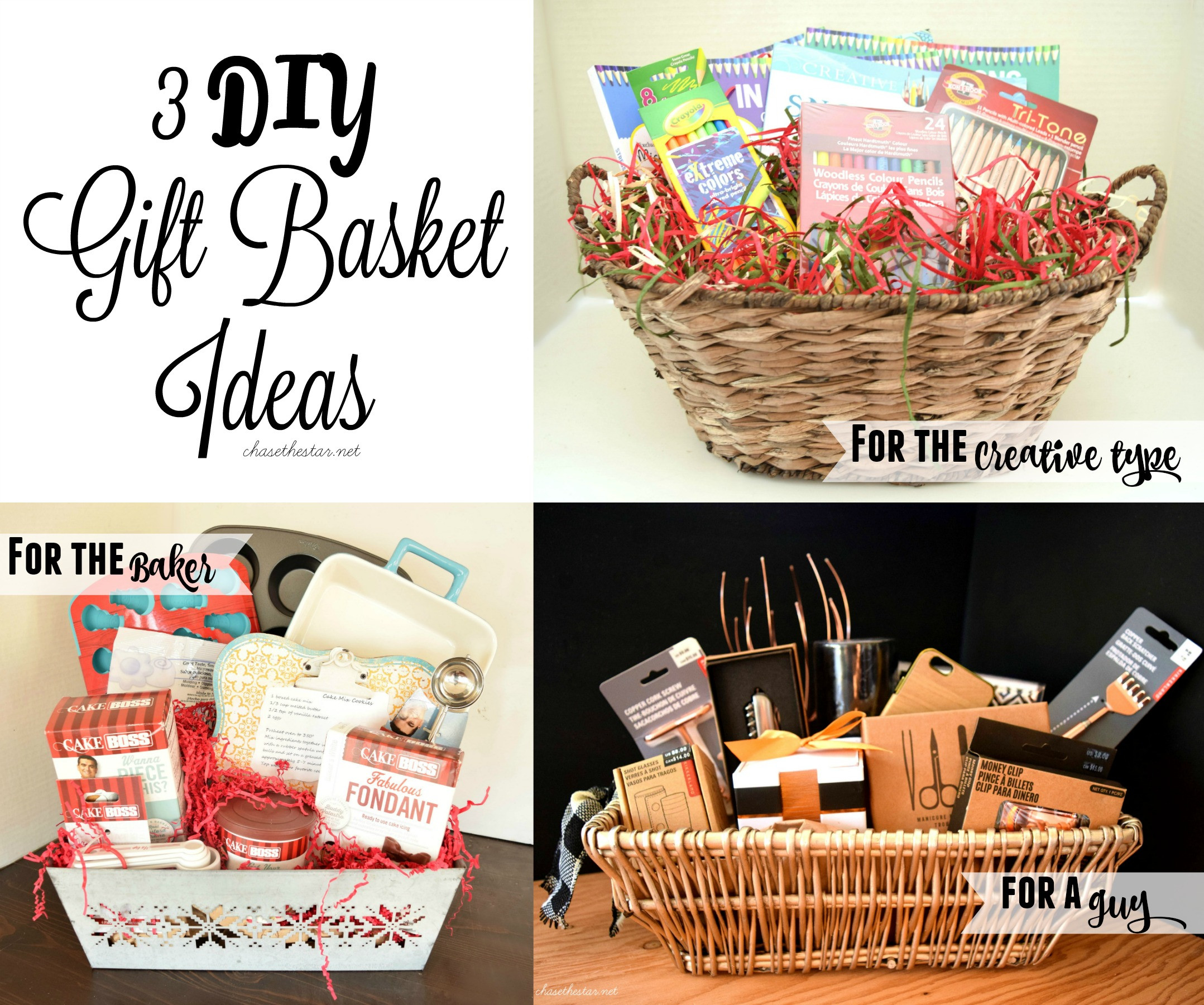 DIY Christmas Gift Basket
 3 DIY Gift Basket Ideas
