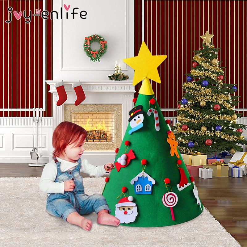 Diy Christmas Gift Ideas 2020
 3D DIY Felt Toddler Christmas Tree 2020 New Year Kids