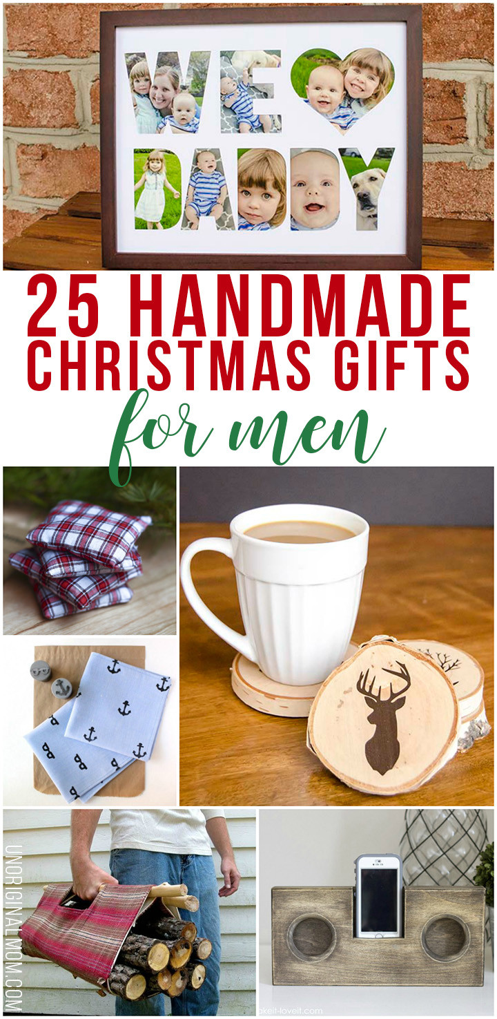 DIY Christmas Gifts For Husband
 25 Handmade Christmas Gifts for Men unOriginal Mom