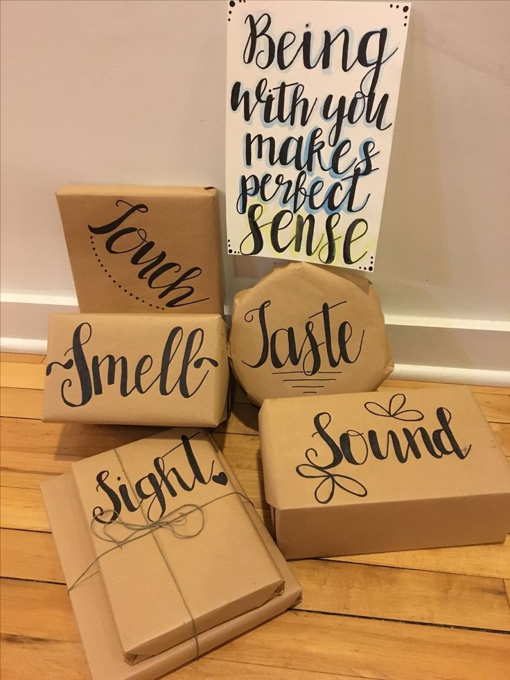 DIY Christmas Gifts For Husband
 5 Senses t cute idea I saw that The Dating Divas site