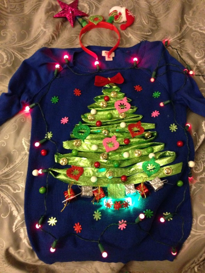 DIY Christmas Jumper
 1001 Ideas for Ugly Christmas Sweater Ideas Funny and
