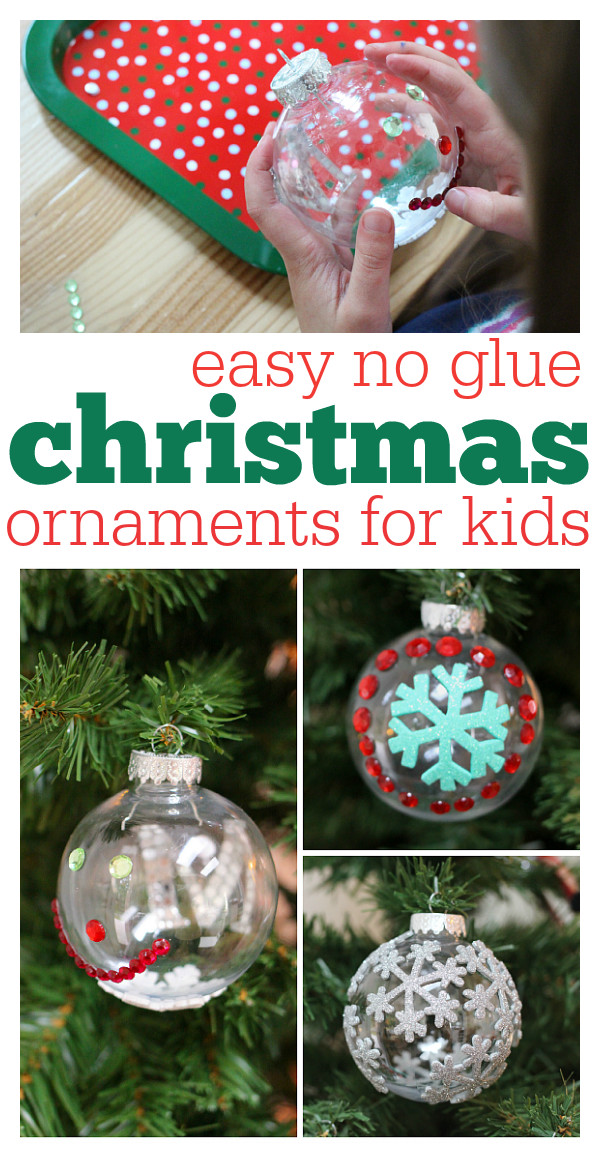Diy Christmas Ornaments For Kids
 Easy NO glue christmas ornaments No Time For Flash Cards