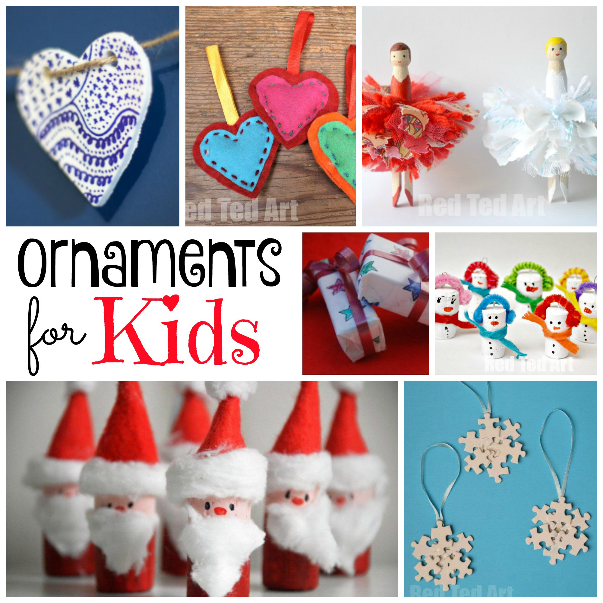 Diy Christmas Ornaments For Kids
 DIY Christmas Ornaments Red Ted Art