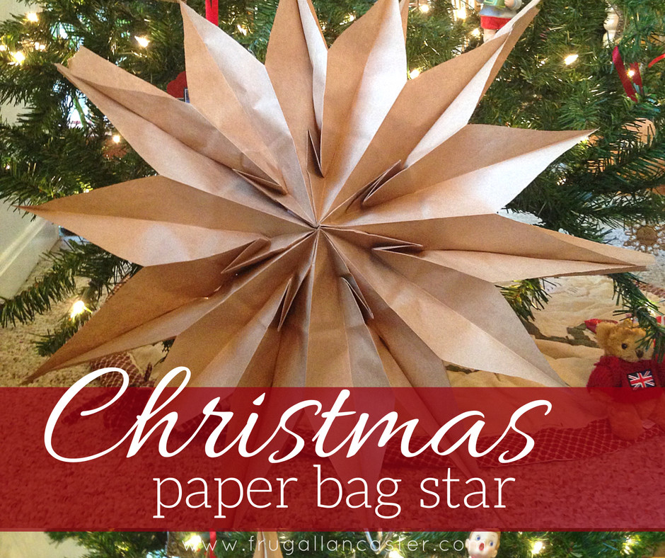 DIY Christmas Star
 DIY Christmas Paper Bag Star A Quick Ten Minute Craft