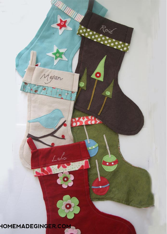 DIY Christmas Stocking
 27 FREE DIY Homemade Christmas Stockings Patterns and