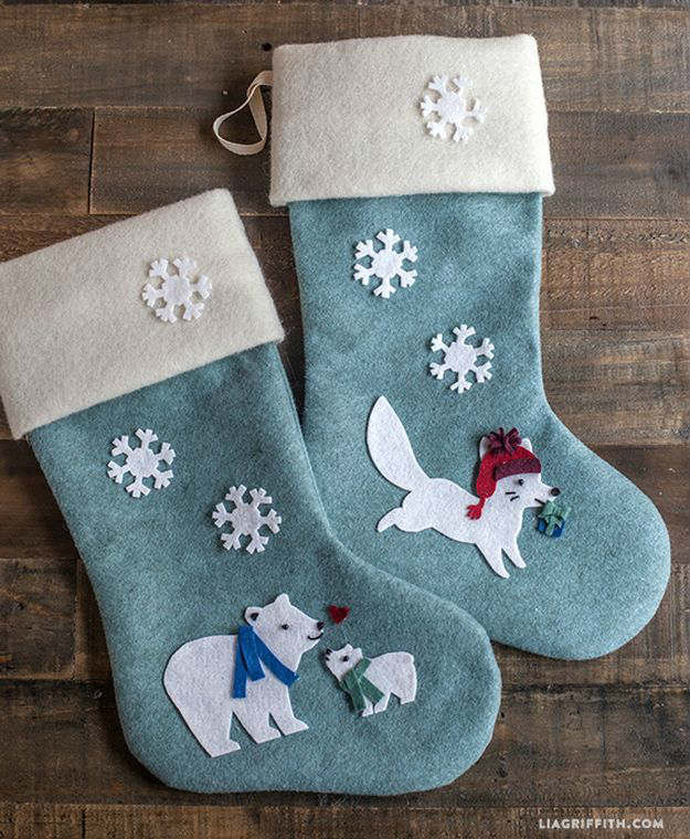 DIY Christmas Stocking
 Christmas Stocking Project Ideas DIY Projects Craft Ideas