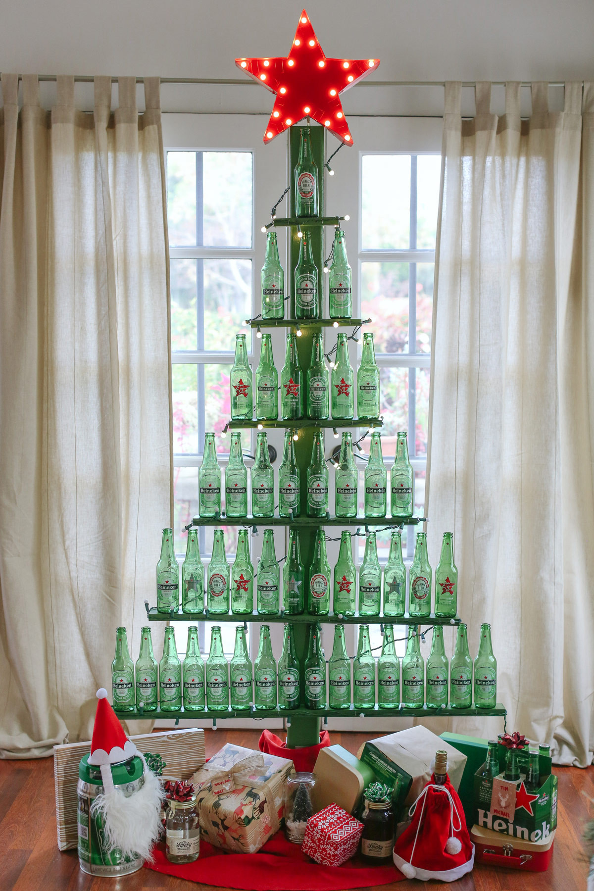 DIY Christmas Tree Ideas
 DIY Beer Bottle Tree Evite
