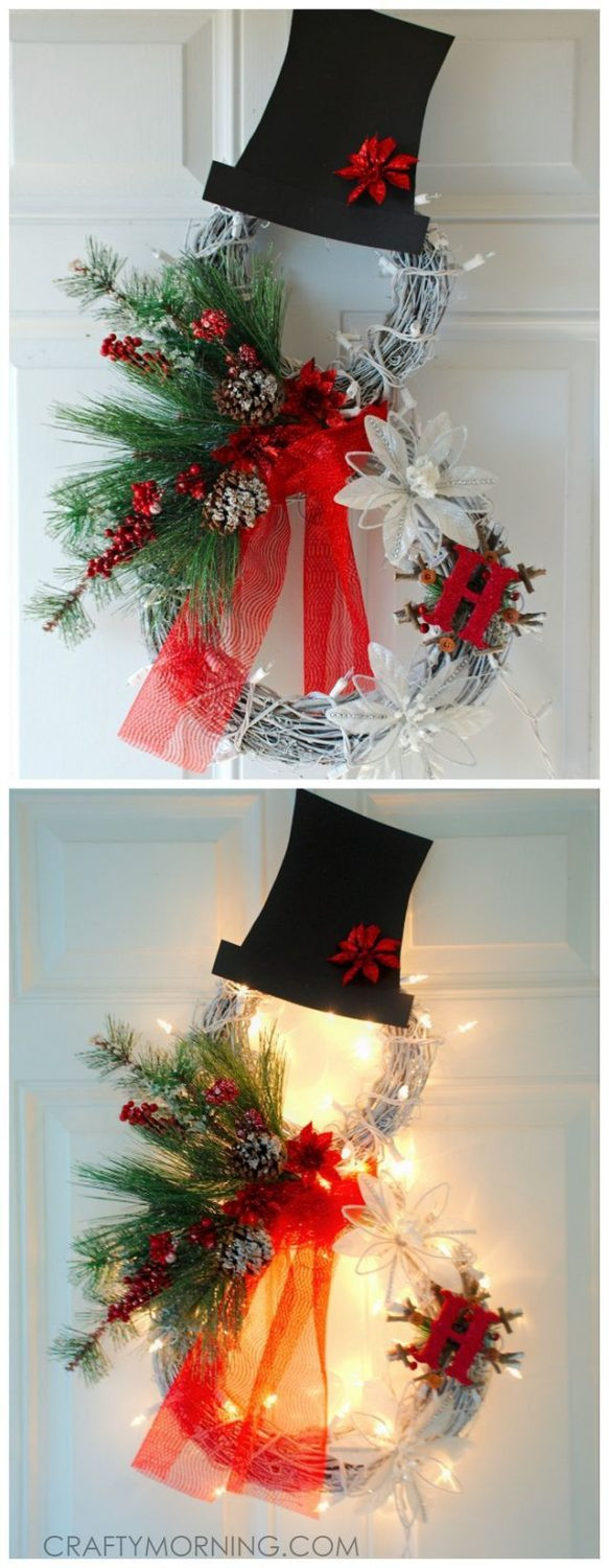 DIY Christmas Wreath Pinterest
 Homemade Christmas Decorations For the Home My Daily