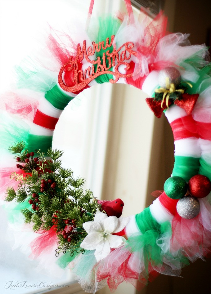 DIY Christmas Wreath Pinterest
 Christmas Wreath Tutorial