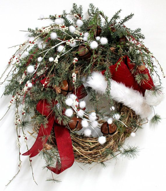 DIY Christmas Wreath Pinterest
 Jingle All The Way Country Christmas Wreath by