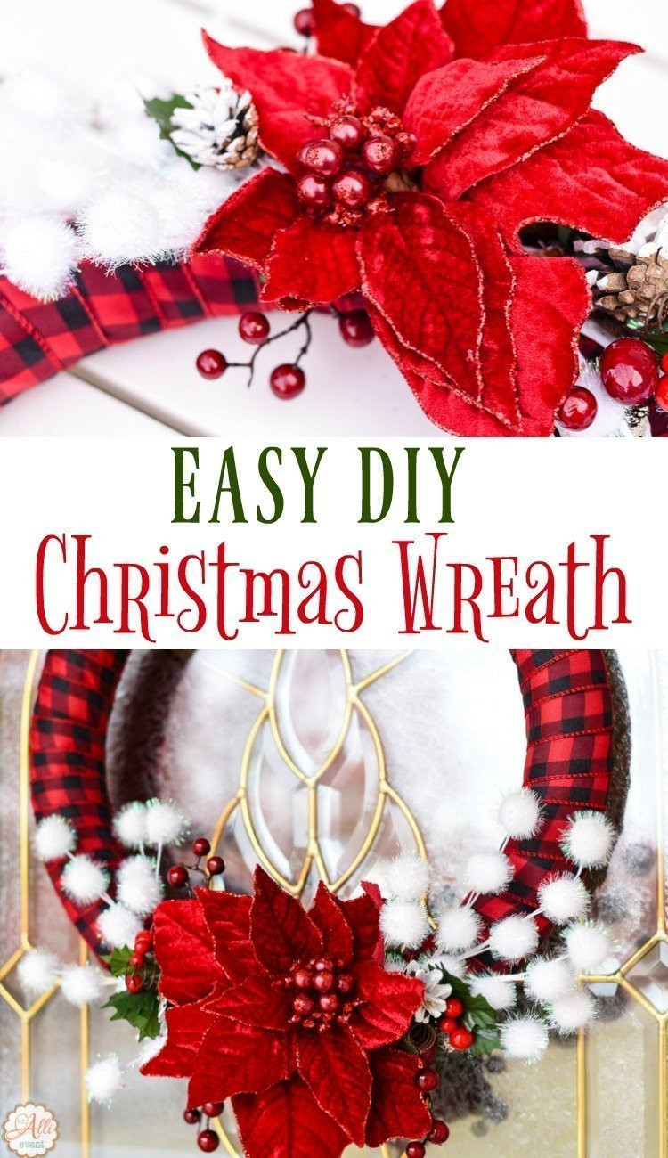 DIY Christmas Wreaths
 How to Make an Easy DIY Christmas Wreath An Alli Event