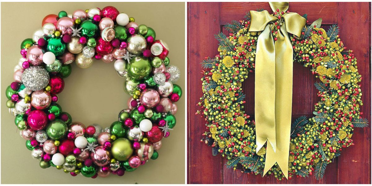DIY Christmas Wreaths
 67 DIY Christmas Wreaths How to Make a Holiday Wreath Craft