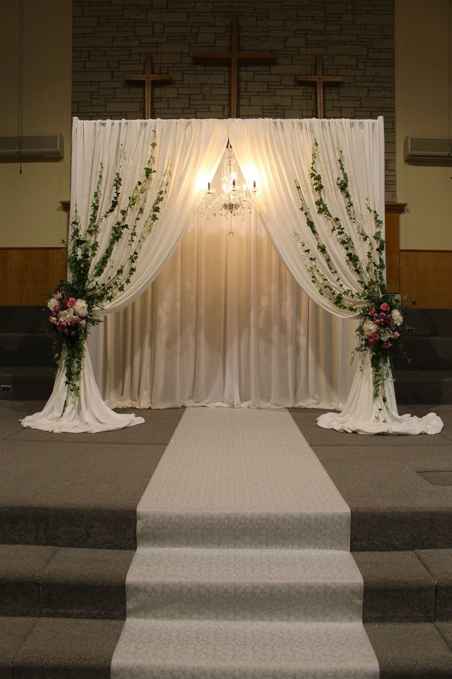 DIY Church Wedding Decorations
 Wedding Ceremony decor wedding church