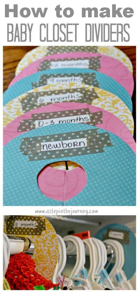 DIY Closet Dividers For Baby Clothes
 How to Make Baby Closet Dividers