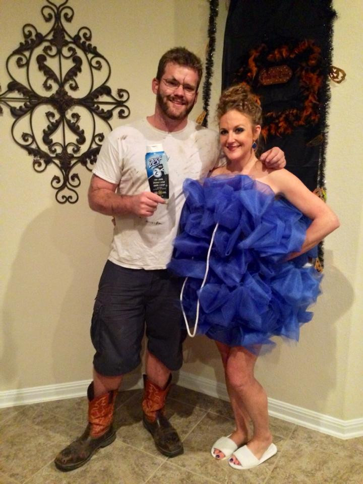 DIY Costume Adult
 My friends are crafty Homemade Halloween costumes for