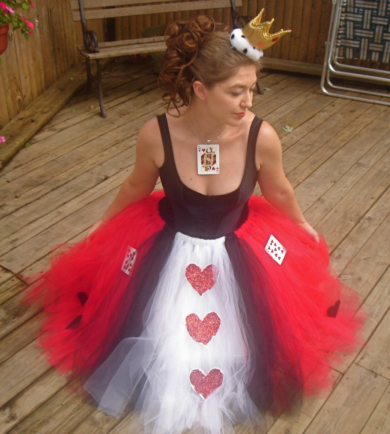 DIY Costume Adult
 Queen of Hearts Adult Boutique Tutu Skirt Costume
