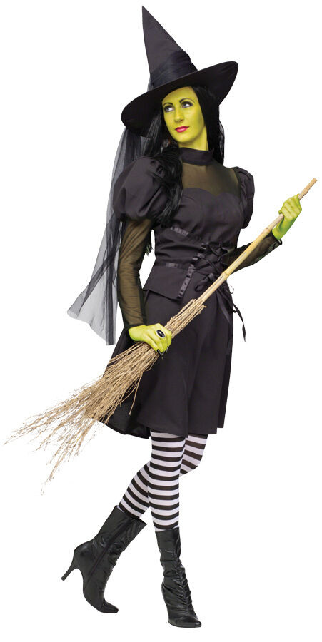 DIY Costumes Ideas For Adults
 MS WICKED WITCH TEEN ADULT WOMENS COSTUME Black Dress