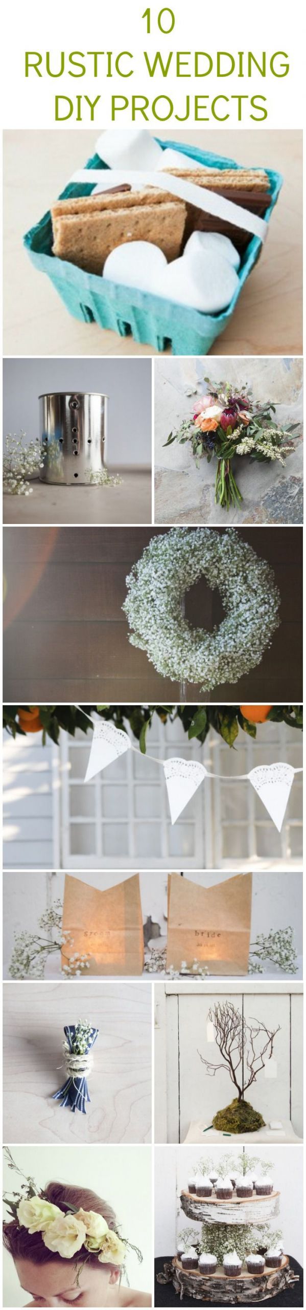 DIY Country Wedding
 10 Rustic Wedding DIY Projects You Should Try Rustic