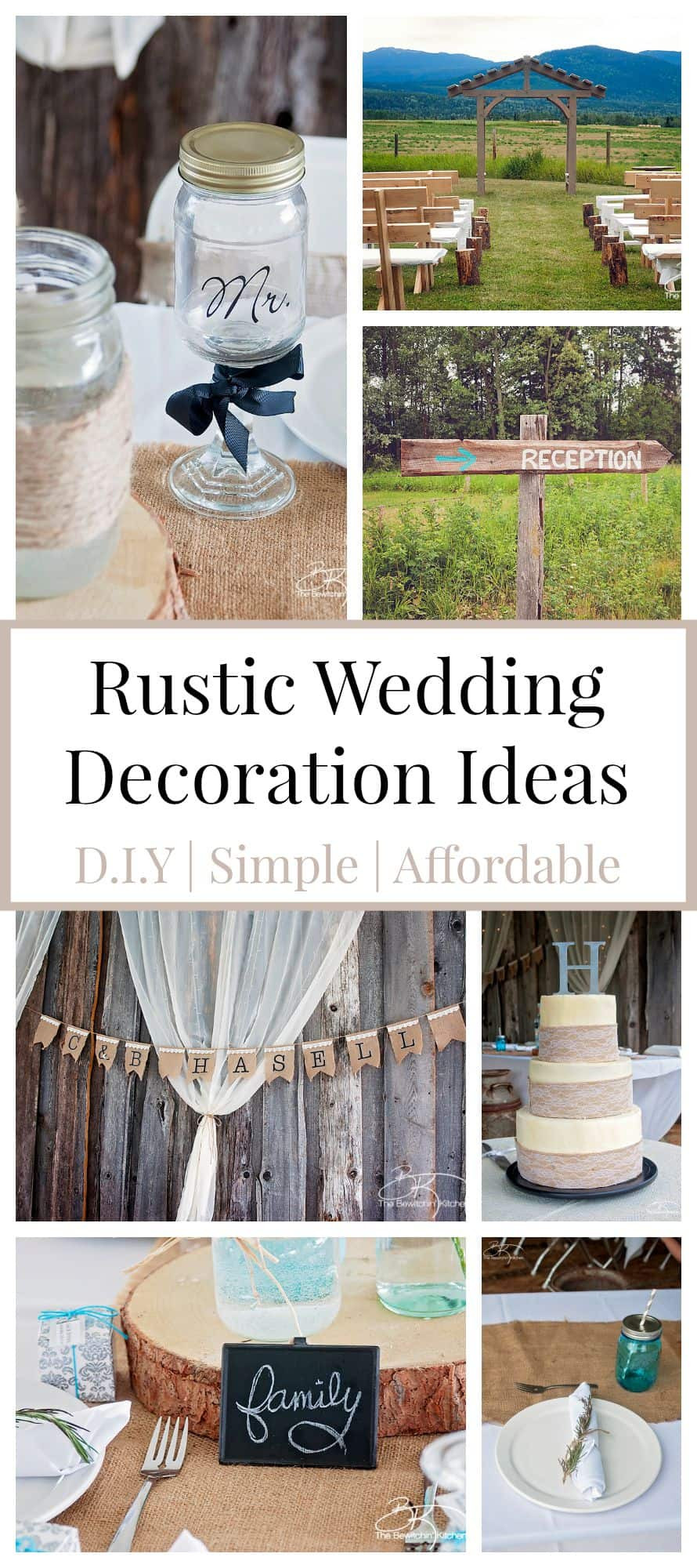 DIY Country Wedding
 Rustic Wedding Ideas That Are DIY & Affordable