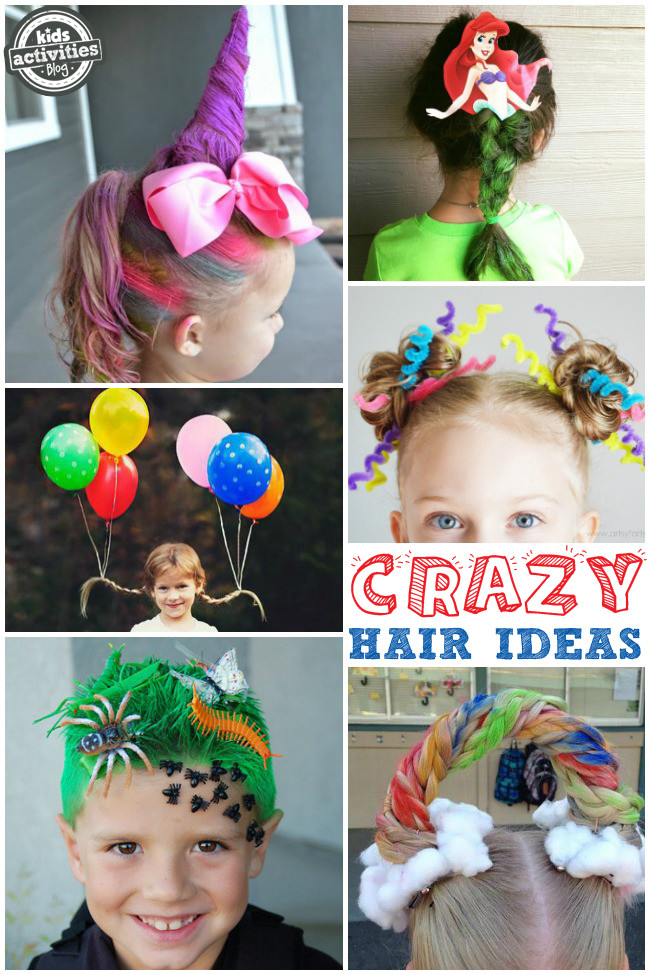 25 Of the Best Ideas for Diy Crazy Hair Day – Home, Family, Style and ...