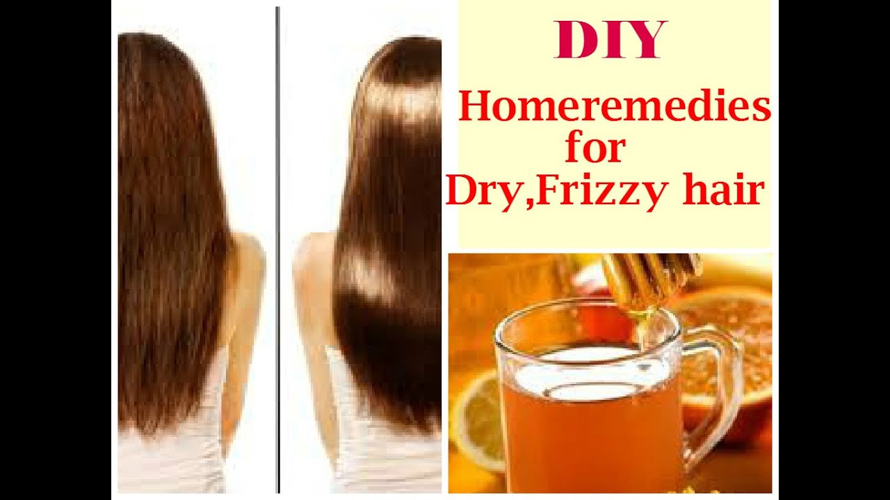 DIY Curly Hair Products
 DIY homereme s for Dry Frizzy hair DIY Honey Rinse for