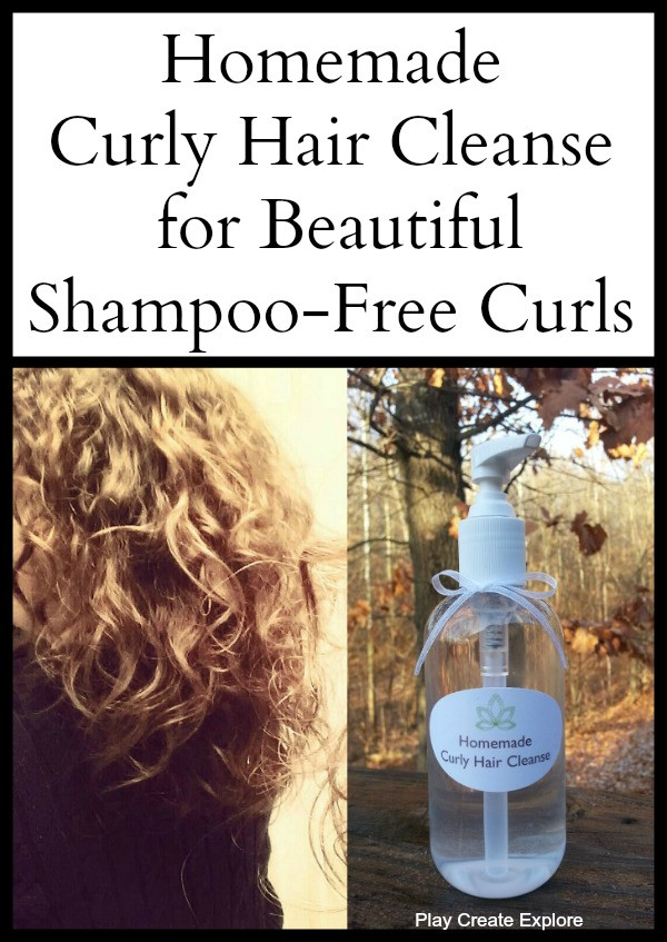 DIY Curly Hair Products
 Play Create Explore Homemade Curly Hair Cleanse for