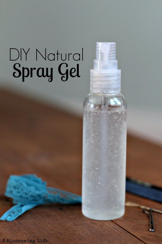 DIY Curly Hair Products
 DIY Natural Spray Gel