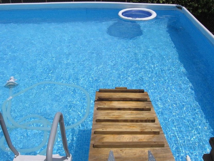 DIY Dog Ramp For Above Ground Pool
 Homemade dog ramp for pool