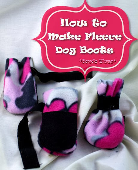 DIY Dog Shoes
 Condo Blues How to Make Dog Boots