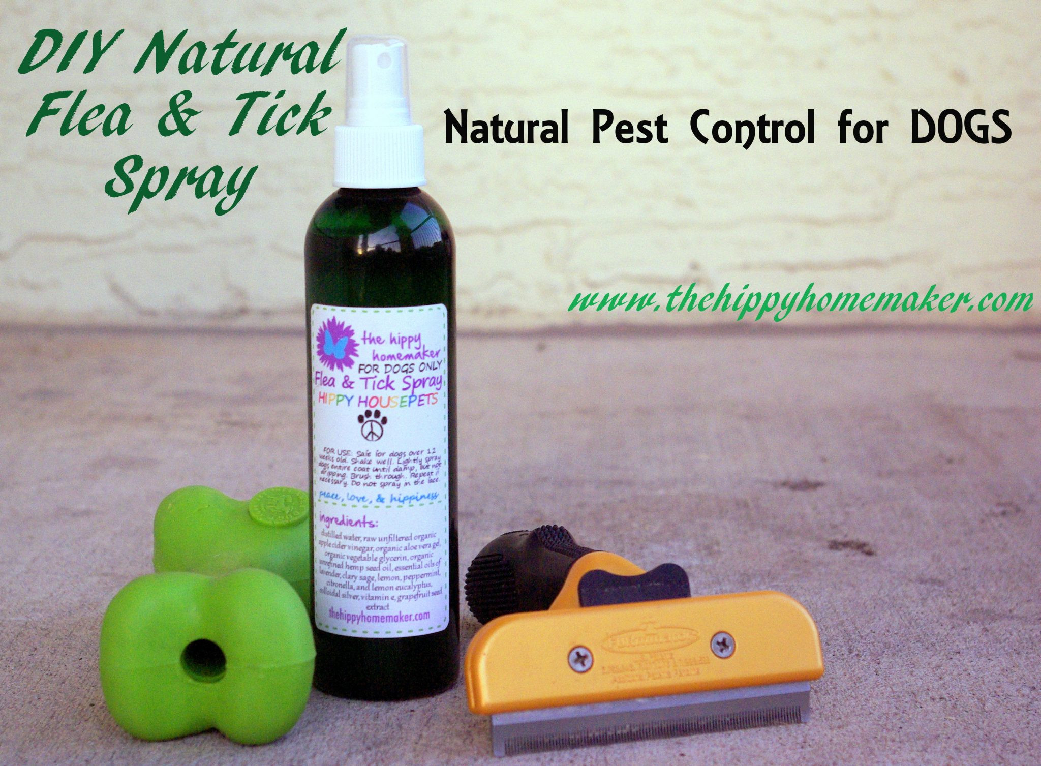 DIY Dog Spray
 DIY Natural Flea & Tick Spray Natural Pest Control For