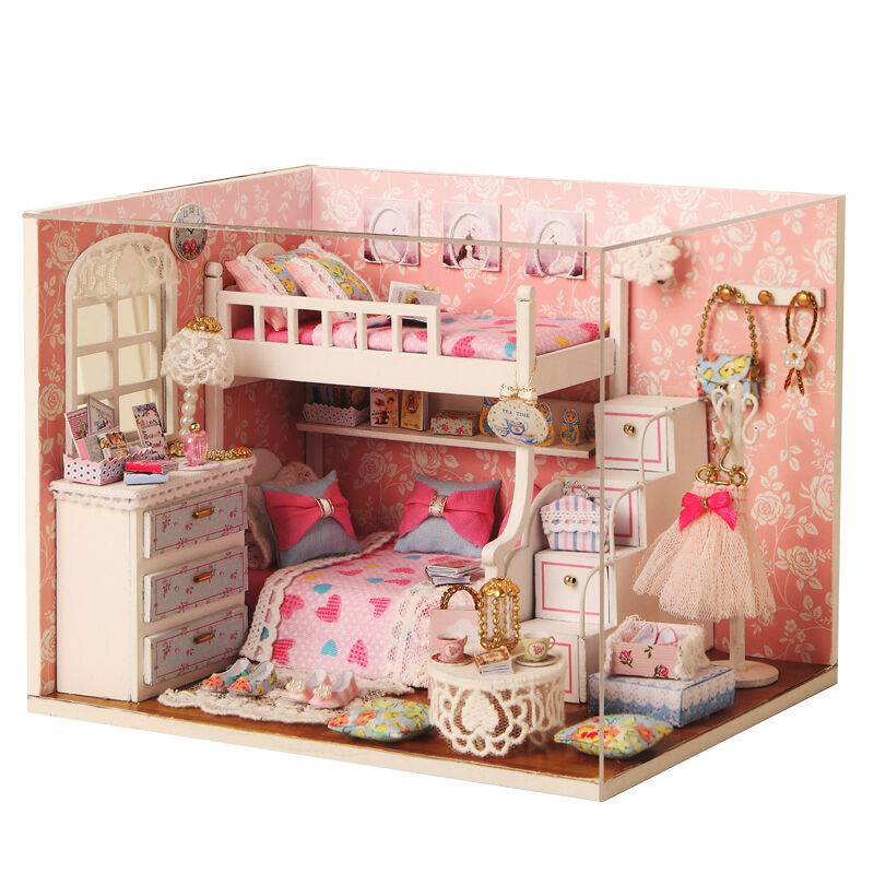 DIY Doll House Kits
 Kits DIY Wood Dollhouse miniature with Furniture Doll